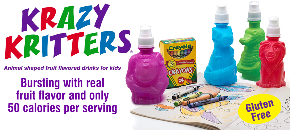 Krazy Kritter Drinks for Kids.